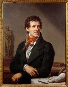 Portrait of the sculptor Antonio Canova (1757-1822) Painting by Xavier Fabre (1766-1837) 1812 Dim. 0,91x0,7 m Montpellier, musee Fabre - Portrait of the Italian sculptor Antonio Canova (1757-1822). Painting by Francois Xavier Fabre (1766-1837)
