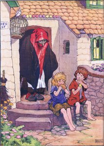 Hansel，Gretel和女巫，来自Hansel和Gretel，由Blackie＆Son Limited出版，c.1940