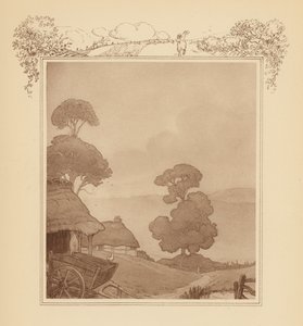 格雷的挽歌》插图（彩色石版画） 作者 弗兰克·亚当斯