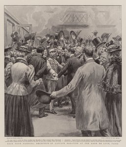 回到巴黎Gare de Lyon的Baratier上尉Fashoda回来