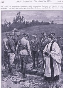宣誓的誓言，比勒陀利亚后的插图：游击队战争，1902年 作者 弗兰克·达德
