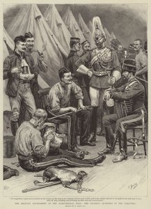 农业大厅的军事比赛，画廊的士兵宿舍 作者 Frank Dadd