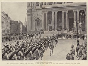 圣保罗的CIV感恩节服务，到达台阶的专栏负责人 作者 Frank Dadd