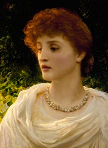 "西尔维娅 "英国维多利亚时代资产阶级年轻女性肖像。弗兰克-迪克西（1853-1928 年）的画作 私人收藏 作者 弗兰克·迪克塞
