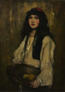 威尼斯女孩》，约 1880 年（布面油画）