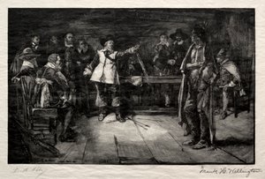 迈尔斯·斯坦迪什挑战赛，1887年。 作者 弗兰克·惠灵顿