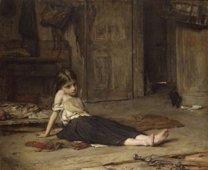 1867年，炉边的女孩