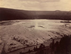 地狱半亩地，火孔河，1884 年（照片）
