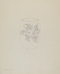美国 "波西米亚 "玻璃杯 作者 弗兰克·M·基恩