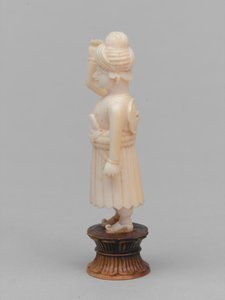 黑色棋子，棋子，印度，约1820年
