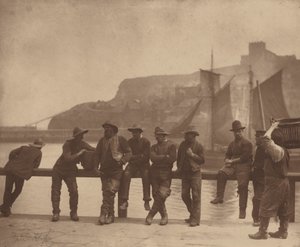 惠特比渔民，约 1885 年1885 年（照片） 作者 弗兰克·梅多·萨克利夫