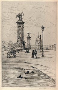 亚历山大三世桥（Pont Alexandre III），1915年