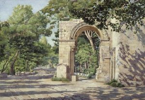 Les Aliscamps，阿尔勒 作者 弗兰克·兰德尔