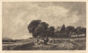 山寨机和收割机，1907年。 作者 弗兰克·肖特