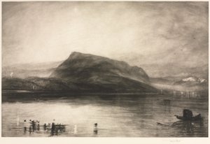 公吨。瑞吉（Rigi）在黎明，1910年。