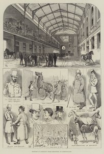 Aldridge&39;s Horse Repository，St Martin&39;s-Lane的草图