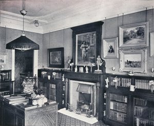哈维船长图书馆，汉普斯特德，c1903 作者 弗兰克·威廉·布鲁克曼