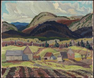 农场建筑，La Cloche，1932年（油压层压纸板）