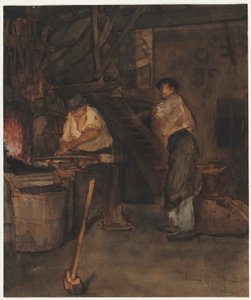 研究《铁匠铺》：纪念勒特莱福 作者 弗朗索瓦·邦文