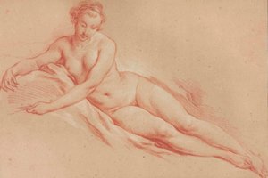 Boucher - 躺着的裸女 作者 弗朗索瓦·布歇