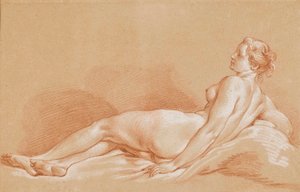 Boucher - 躺着的年轻女子 作者 弗朗索瓦·布歇
