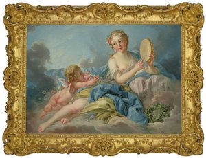 Boucher 和工作室 - Erato缪斯女神 作者 弗朗索瓦·布歇
