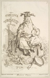 中国音乐家，1738-45。 作者 弗朗索瓦·布歇