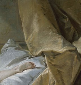 奥达利斯克金发女郎的脚部研究，约1751年。 作者 弗朗索瓦·布歇