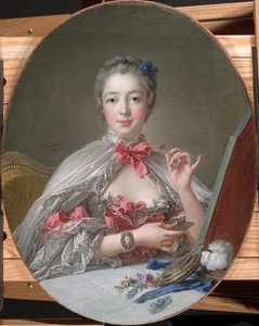 蓬巴杜夫人在她的厕所，1760年 作者 弗朗索瓦·布歇