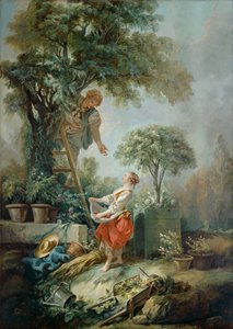 樱桃采摘者》，1768年 作者 弗朗索瓦·布歇