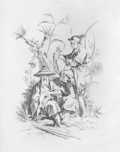 五种感官，1720-70。 作者 弗朗索瓦·布歇