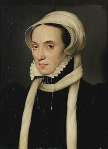 丹麦的克里斯蒂娜（Christina），米兰公爵夫人，1558年 作者 弗朗索瓦·克鲁埃