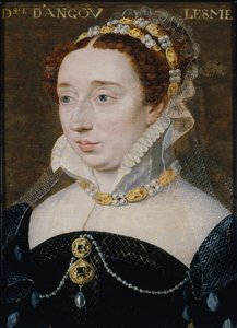 安古兰公爵夫人黛安-德-法兰西的肖像，1538-1619年，1570年。