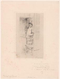 费利克斯-希莱尔-布霍特肖像 作者 François Courboin（艺术家签名）
