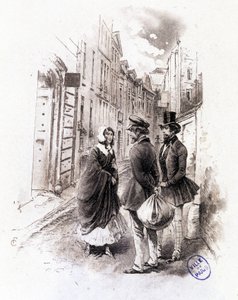 阿尔弗雷德-德-穆塞的 "灰姑娘的轮廓 "插图，属于《米米-德-平森》杂志的新作品。 作者 弗朗索瓦·库本（FrançoisCourboin）