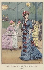 1876年Bal Bullier的滑冰场 作者 弗朗索瓦·库本（FrançoisCourboin）