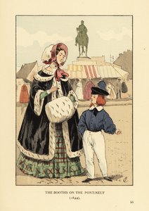 巴黎新桥上的摊位 作者 弗朗索瓦·库本（FrançoisCourboin）