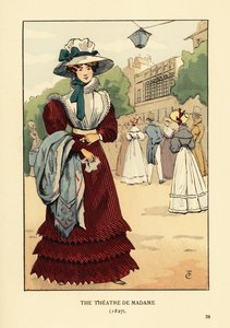 巴黎体育馆剧院外的女人 作者 弗朗索瓦·库本（FrançoisCourboin）