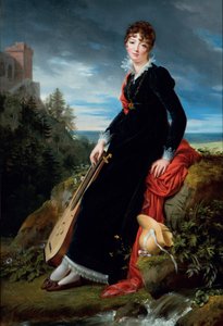 卡塔日娜-乔安娜-加布里埃尔-斯塔岑斯卡伯爵夫人肖像（1782-1862 年）。 作者 弗朗索瓦·杰拉德