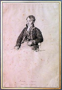 Jean-Francois Lesueur（1760-1837）1828年（木炭纸上） 作者 弗朗索瓦·约瑟夫·海姆