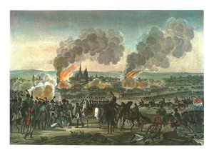 征服Ratisbon，1809年4月23日，c1850 作者 弗朗索瓦·皮格特