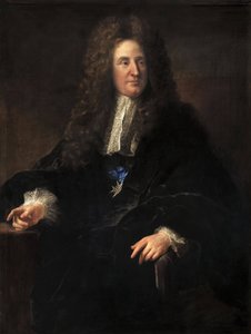 儒勒-阿尔杜安-芒萨尔的肖像，1646-1701年 作者 弗朗索瓦·特洛伊