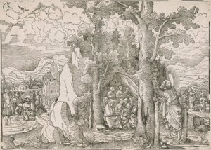 施洗者圣约翰生平风景图 作者 Frans Crabbe van Espleghem