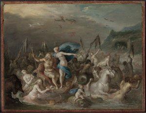 海王星和安菲特律特的胜利 作者 Frans Francken