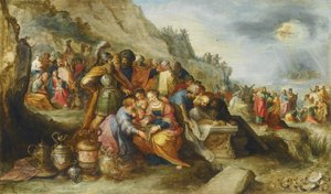 以色列人越过红海，在族长约瑟夫（Joseph）墓前，1630年