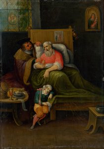 参观病残的七项怜悯作品，c。 1620。