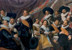 圣乔治公民卫队军官宴会 作者 弗兰斯·哈尔斯（Frans Hals）