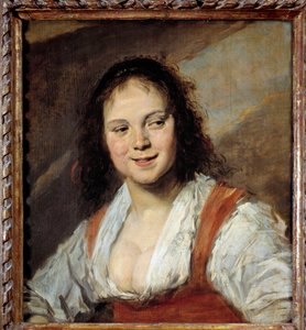La Bohemienne 绘画由 Frans Hals l
