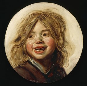 笑的孩子，c.1620-5（木头油）