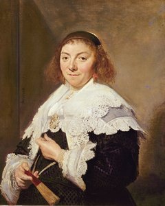 Maria Pietersdochter Olycann，Andries van der Horn的妻子，1638年 作者 弗兰斯·哈尔斯（Frans Hals）